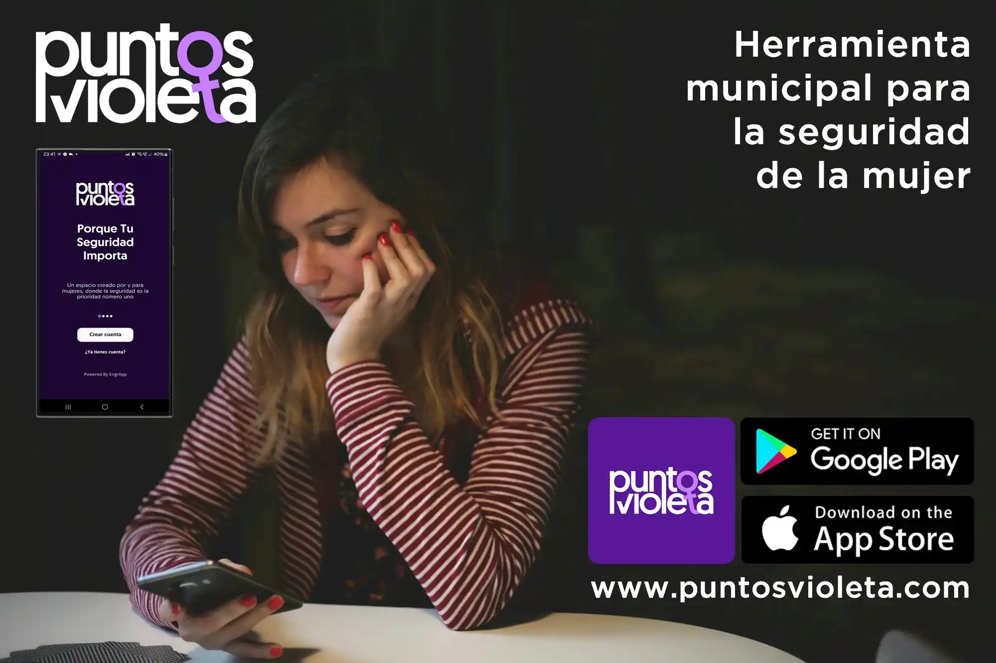 Aplicación Puntos Violeta